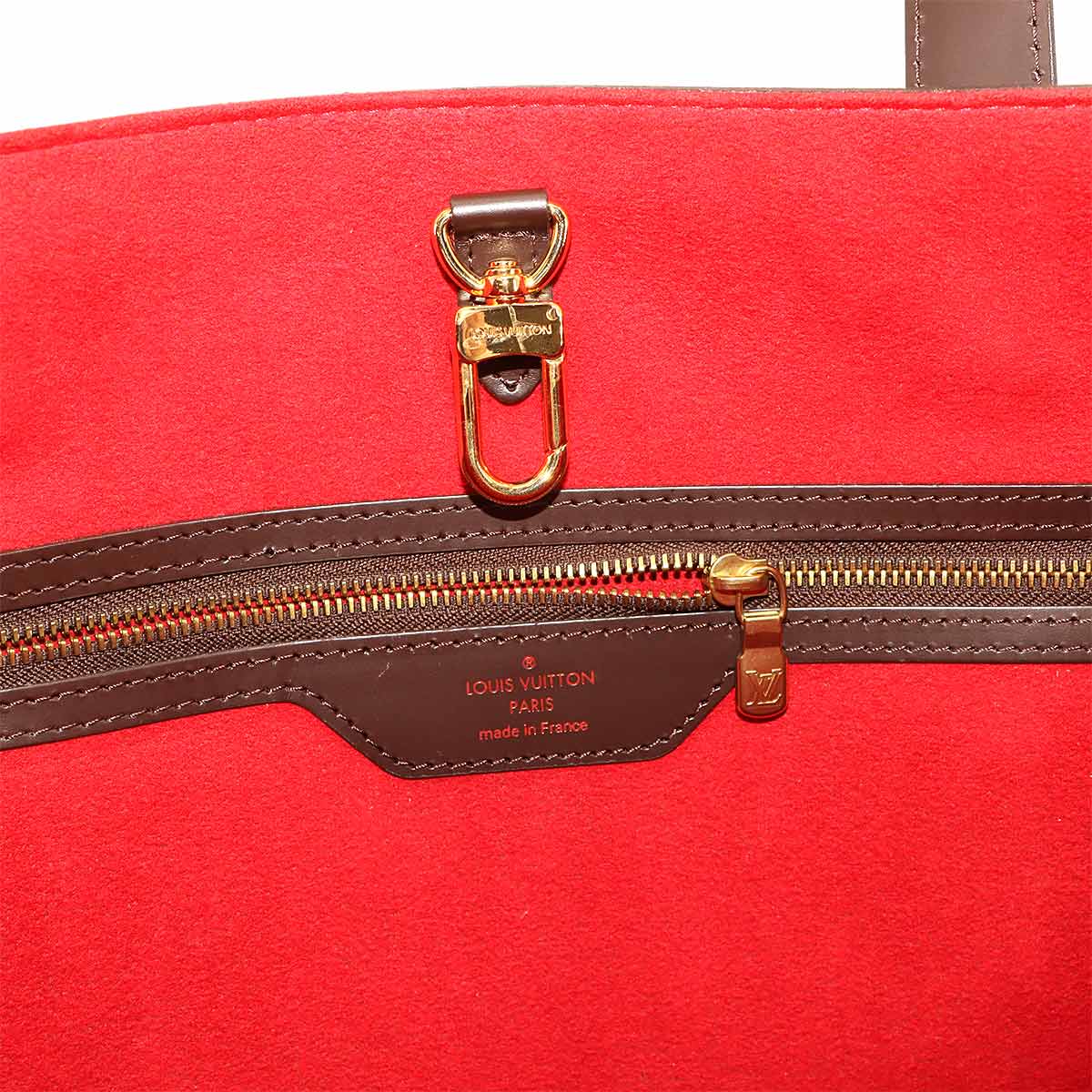 Damier Hampstead MM Tote Bag Ebene Brown N51204 Purse