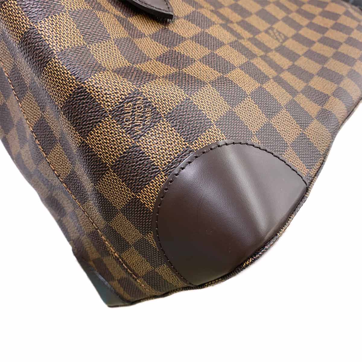 Damier Hampstead MM Tote Bag Ebene Brown N51204 Purse