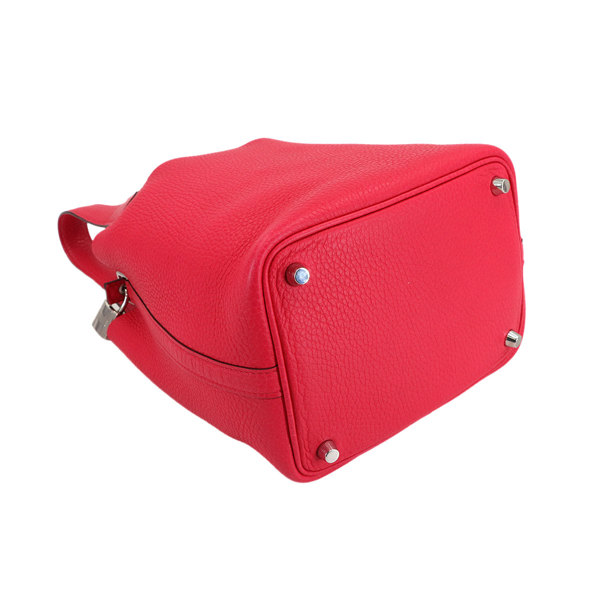 Picotin Lock PM Hand Bag Taurillon Clemence Rose Extreme