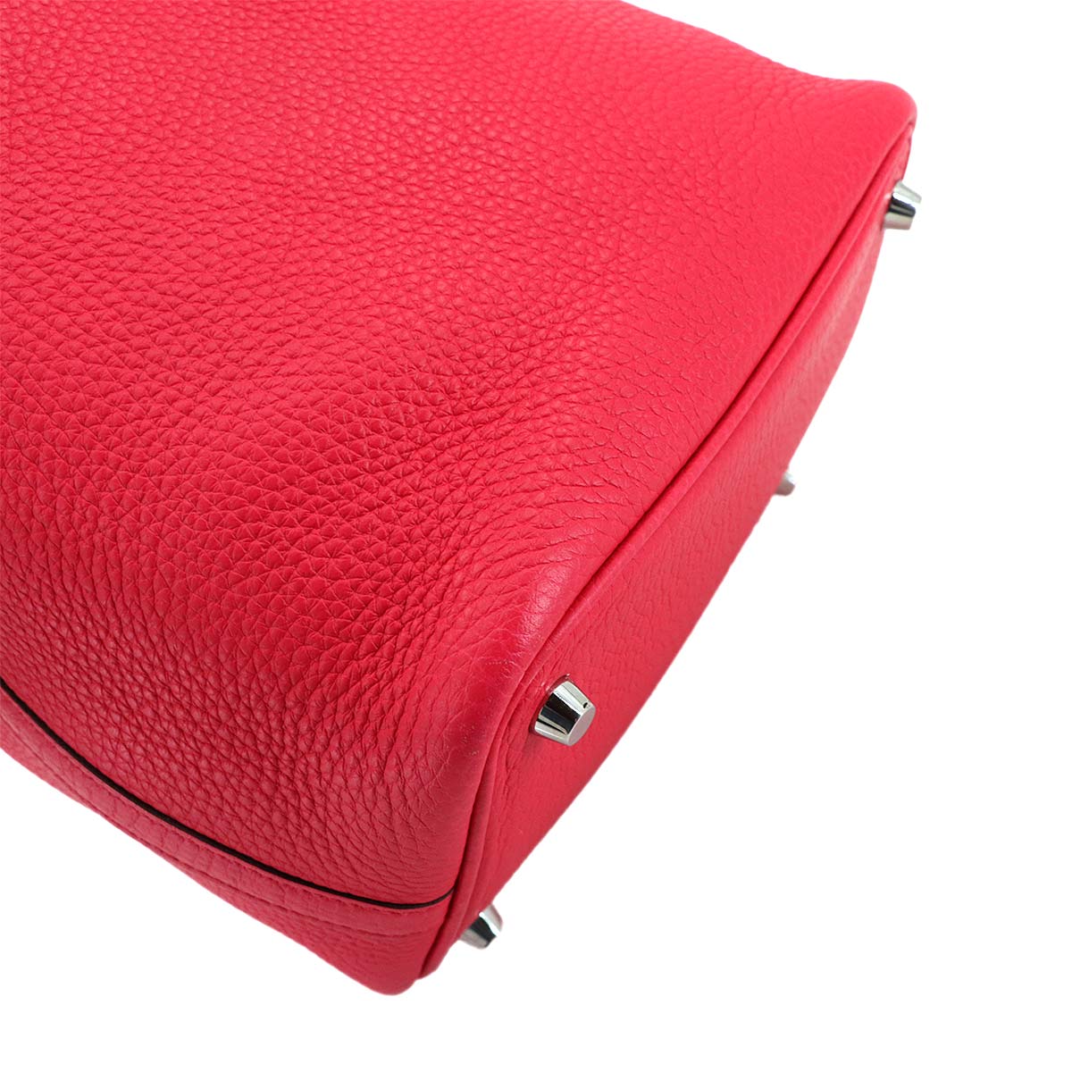 Picotin Lock PM Hand Bag Taurillon Clemence Rose Extreme