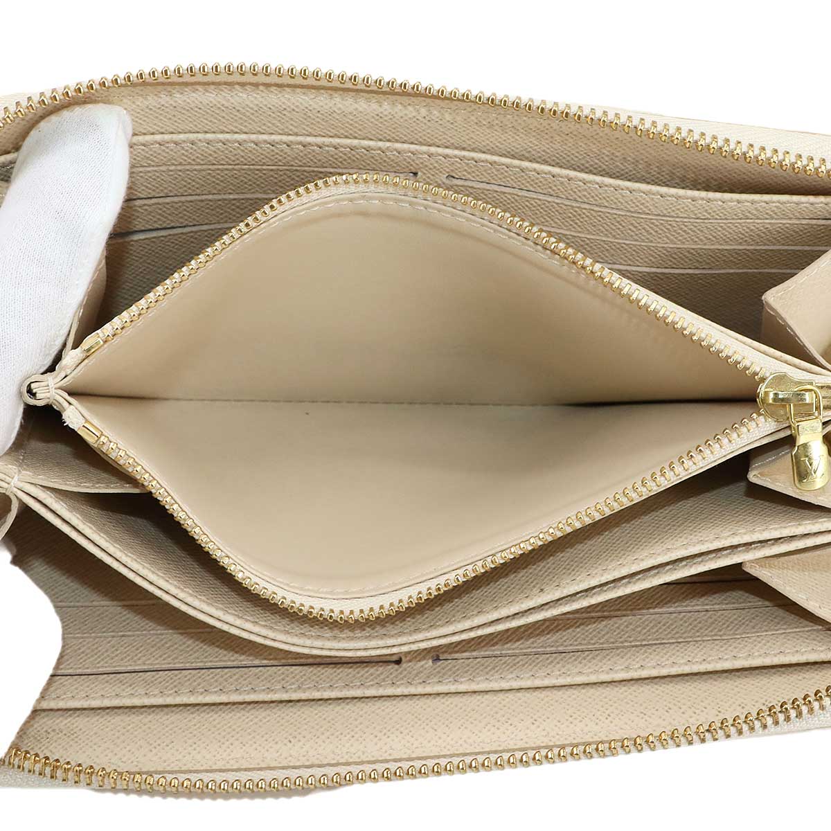 Damier Azur Zippy Wallet Beige N41660 Purse