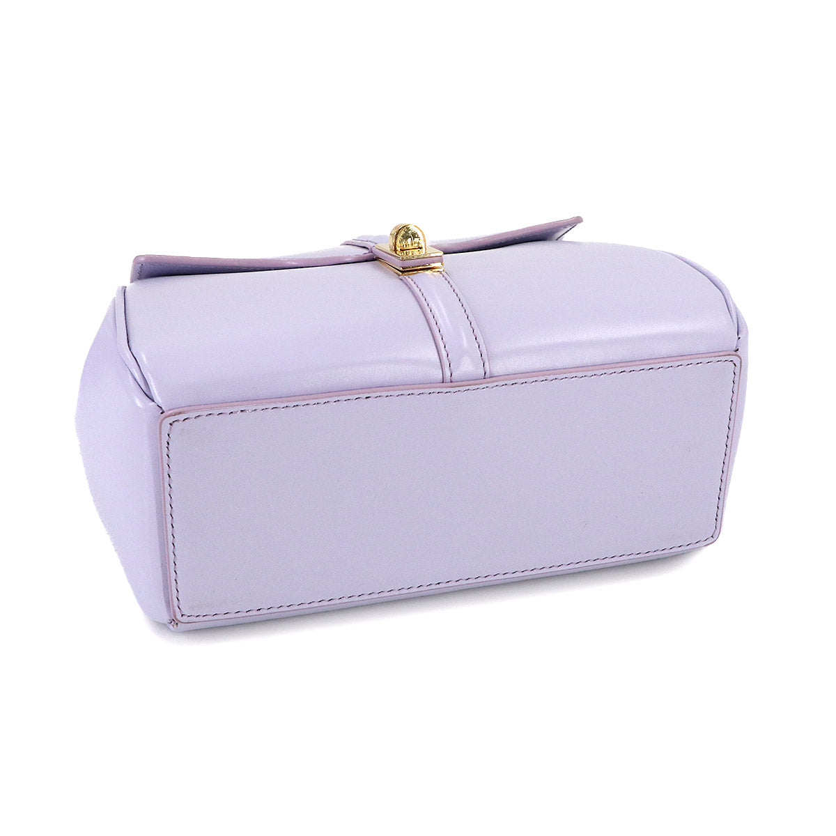 Mini 16 2way Hand Shoulder Bag Leather Purple 197983 Purse