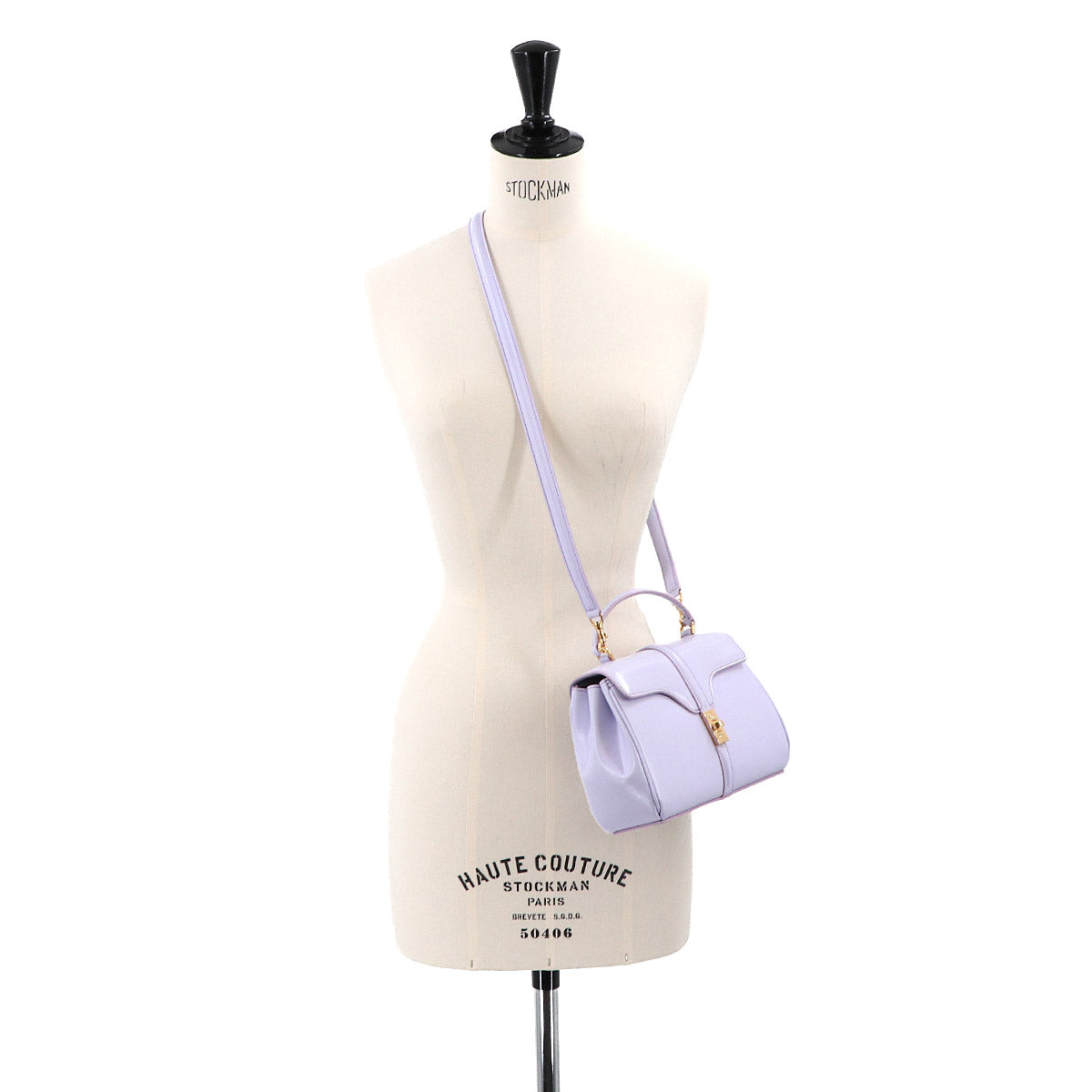 Mini 16 2way Hand Shoulder Bag Leather Purple 197983 Purse