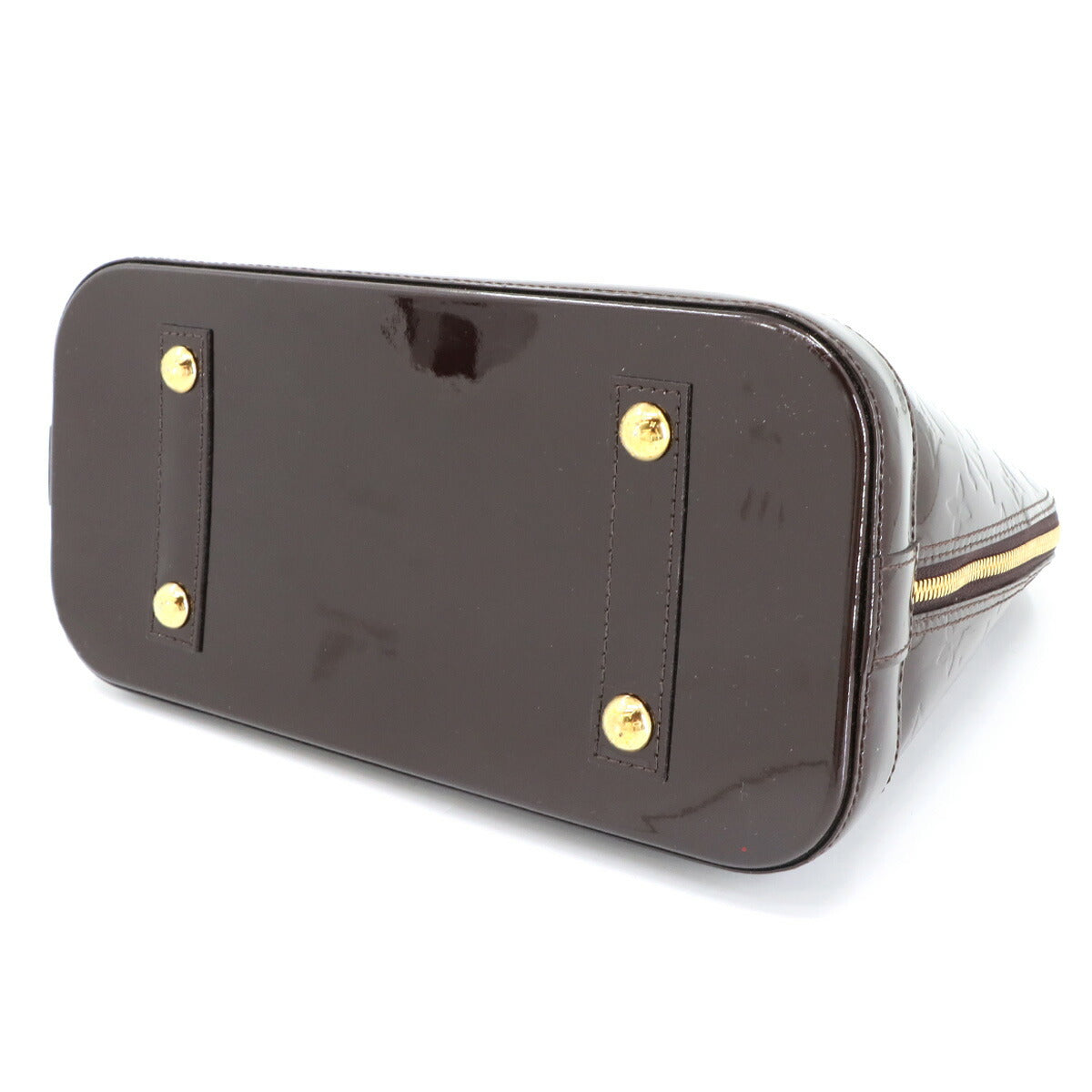 Monogram Vernis Alma PM Hand Bag Amarante M91611 Purse