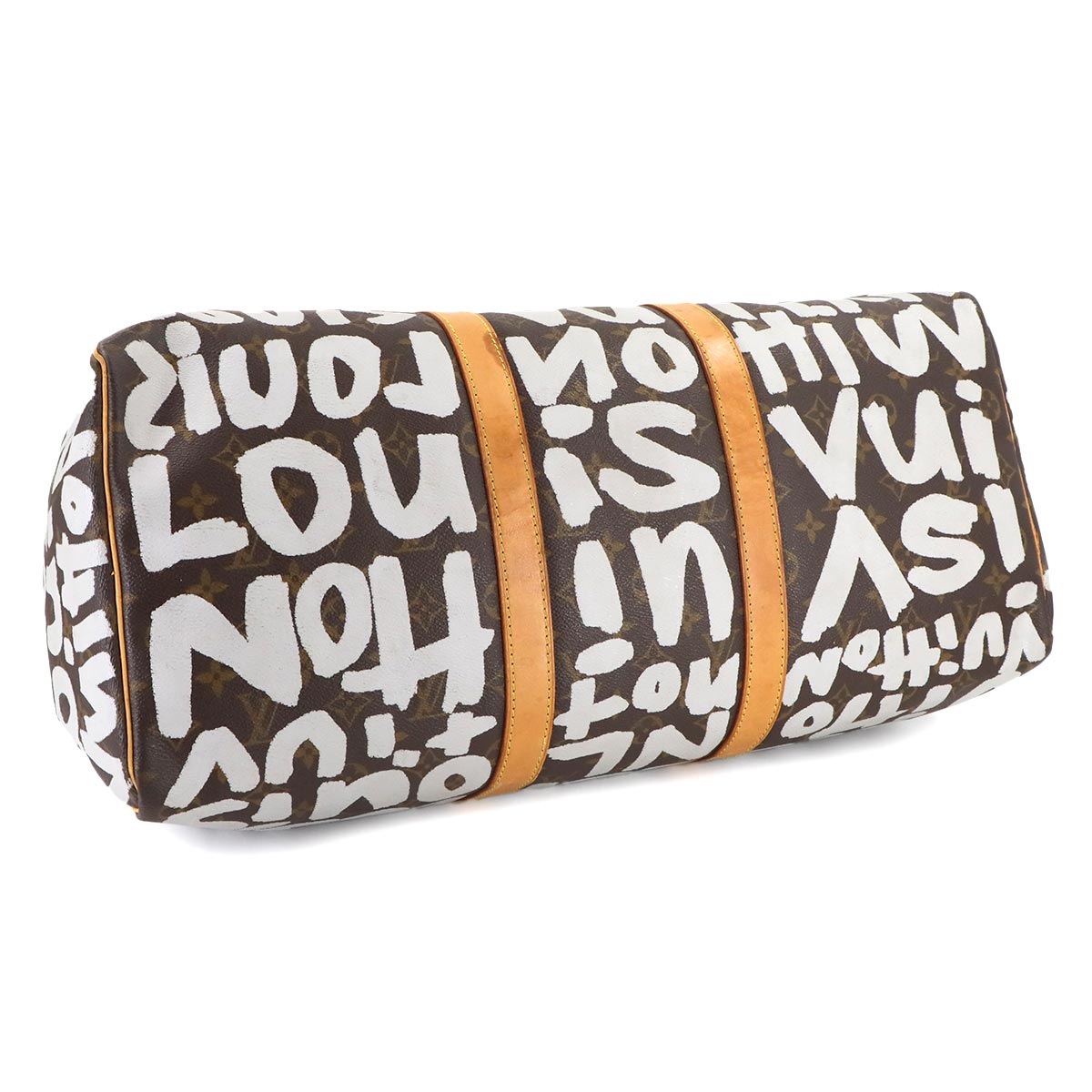 Monogram Graffiti Keepall 50 Luggage Argent M92197