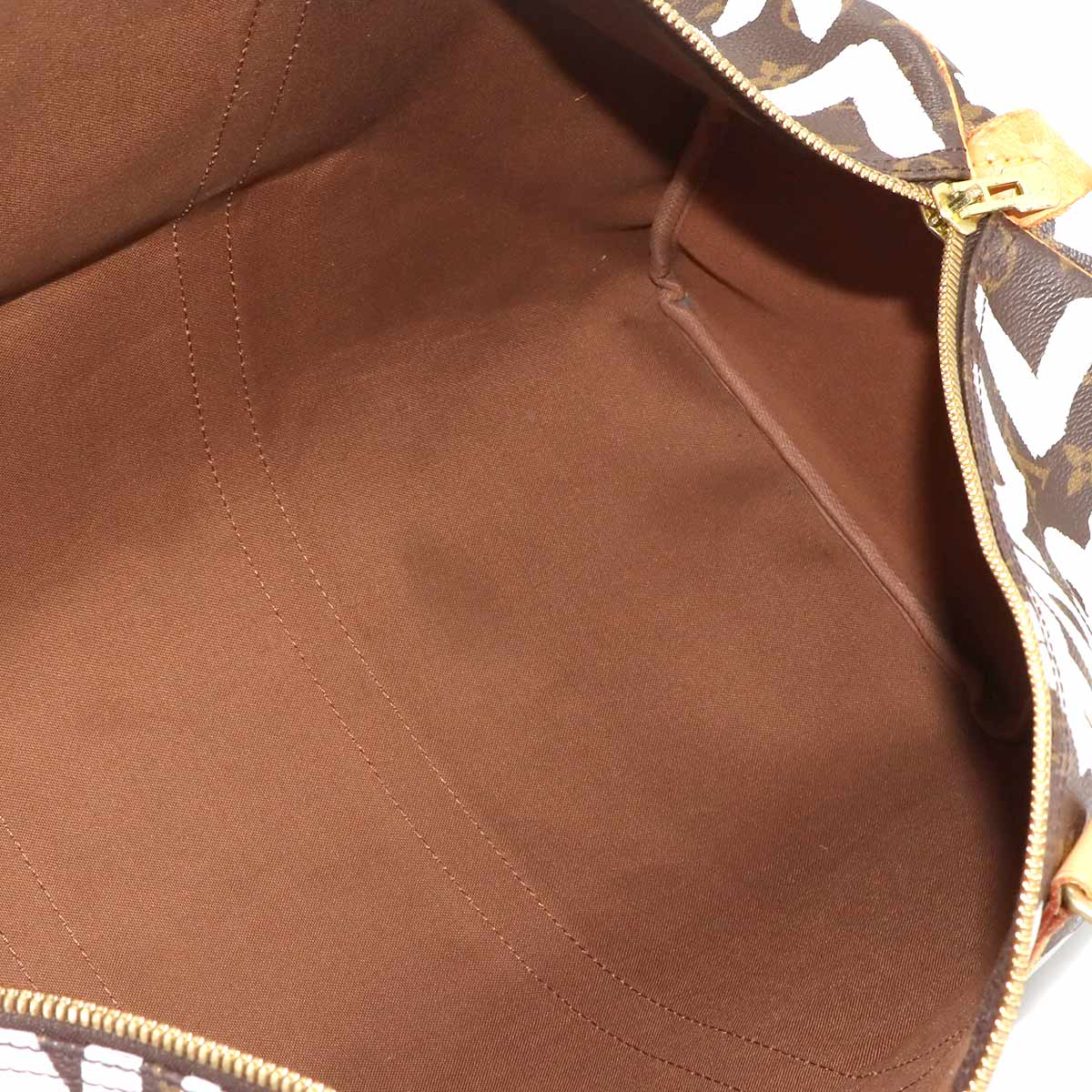 Monogram Graffiti Keepall 50 Luggage Argent M92197