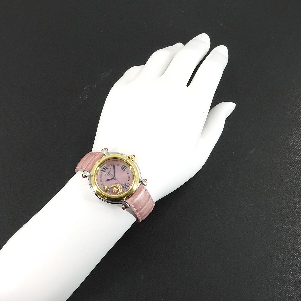 Happy Sport 27/8239-42 Moon Star Diamond YG Ladies Watch