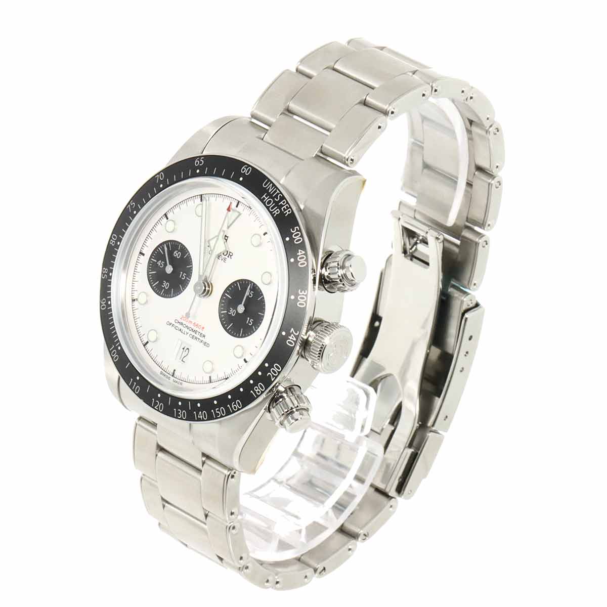 Black Bay Chronograph 79360N Automatic White Dial Mens Watch