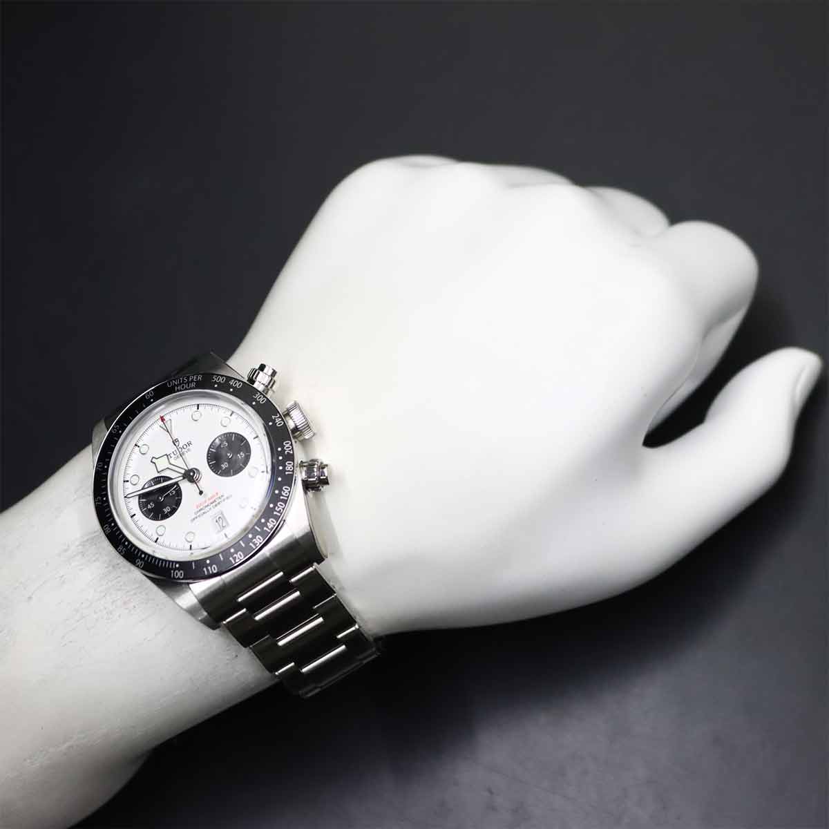 Black Bay Chronograph 79360N Automatic White Dial Mens Watch