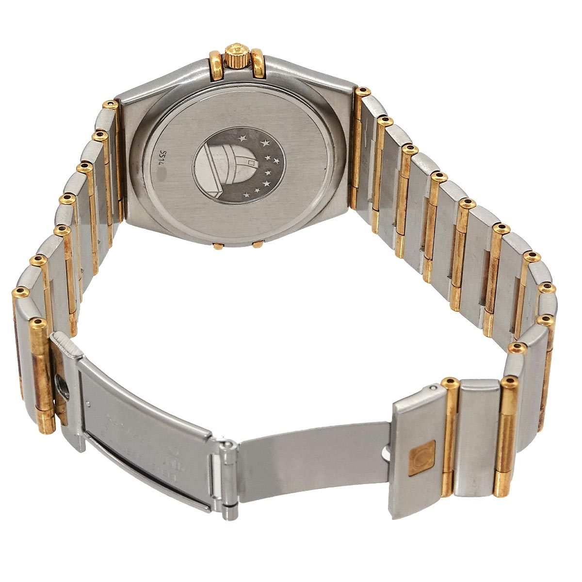 Constellation 1312 30 Quartz Silver Dial SS YG Watch