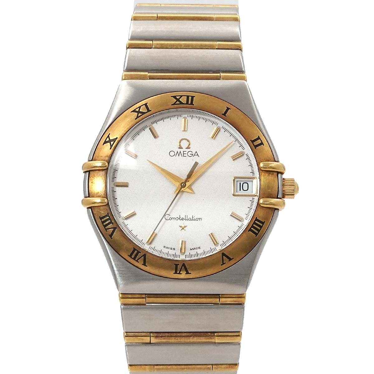 Constellation 1312 30 Quartz Silver Dial SS YG Watch