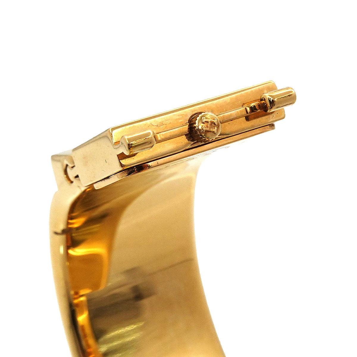 Loquet LO1.201 Quartz Gold Dial Ladies Bngle Watch