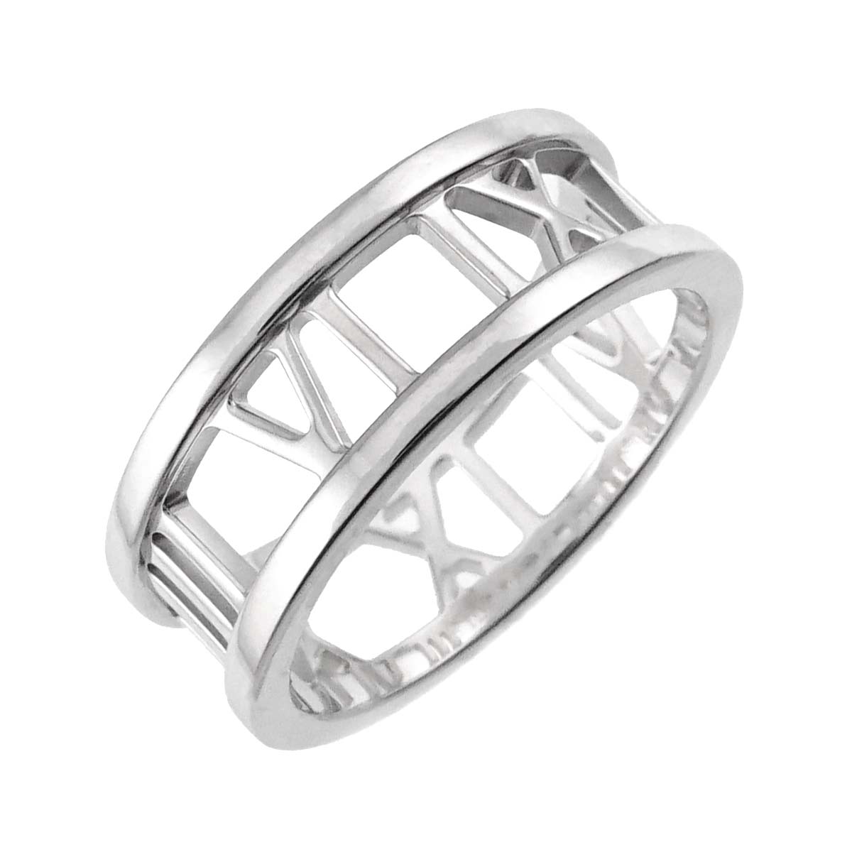 Atlas Diamond Ring 18K White Gold 750 size6(US)