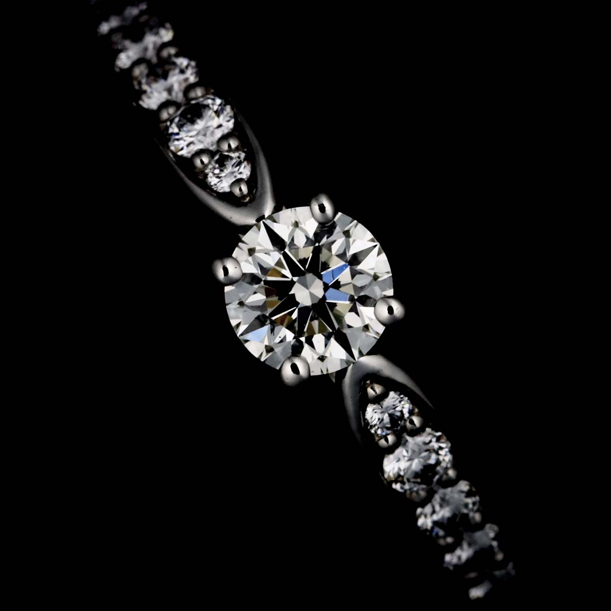 Harmony Diamond 0.24ct I/VS1/3EX Ring Pt Size5.25-5.5(US)