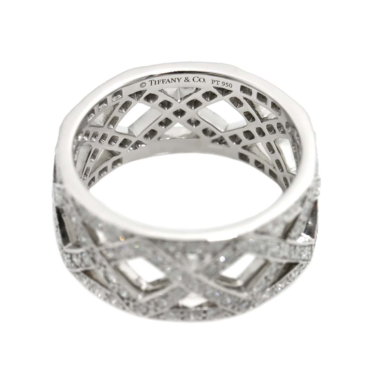 Diamond Ring Pt Platinum Size5.5-5.75(US)
