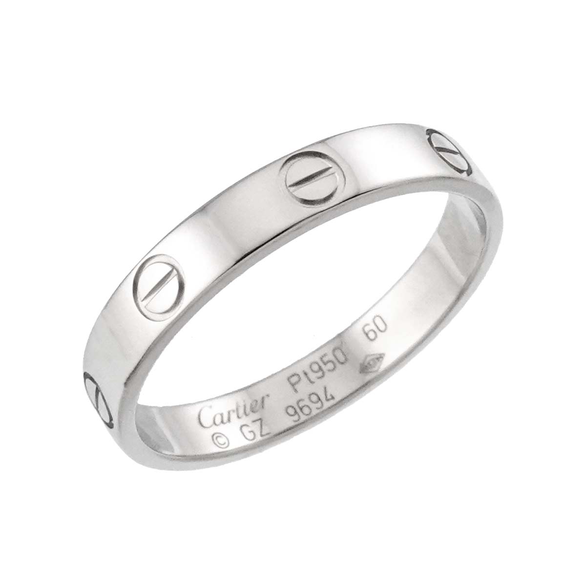 Mini Love Ring Platinum size60 9(US)