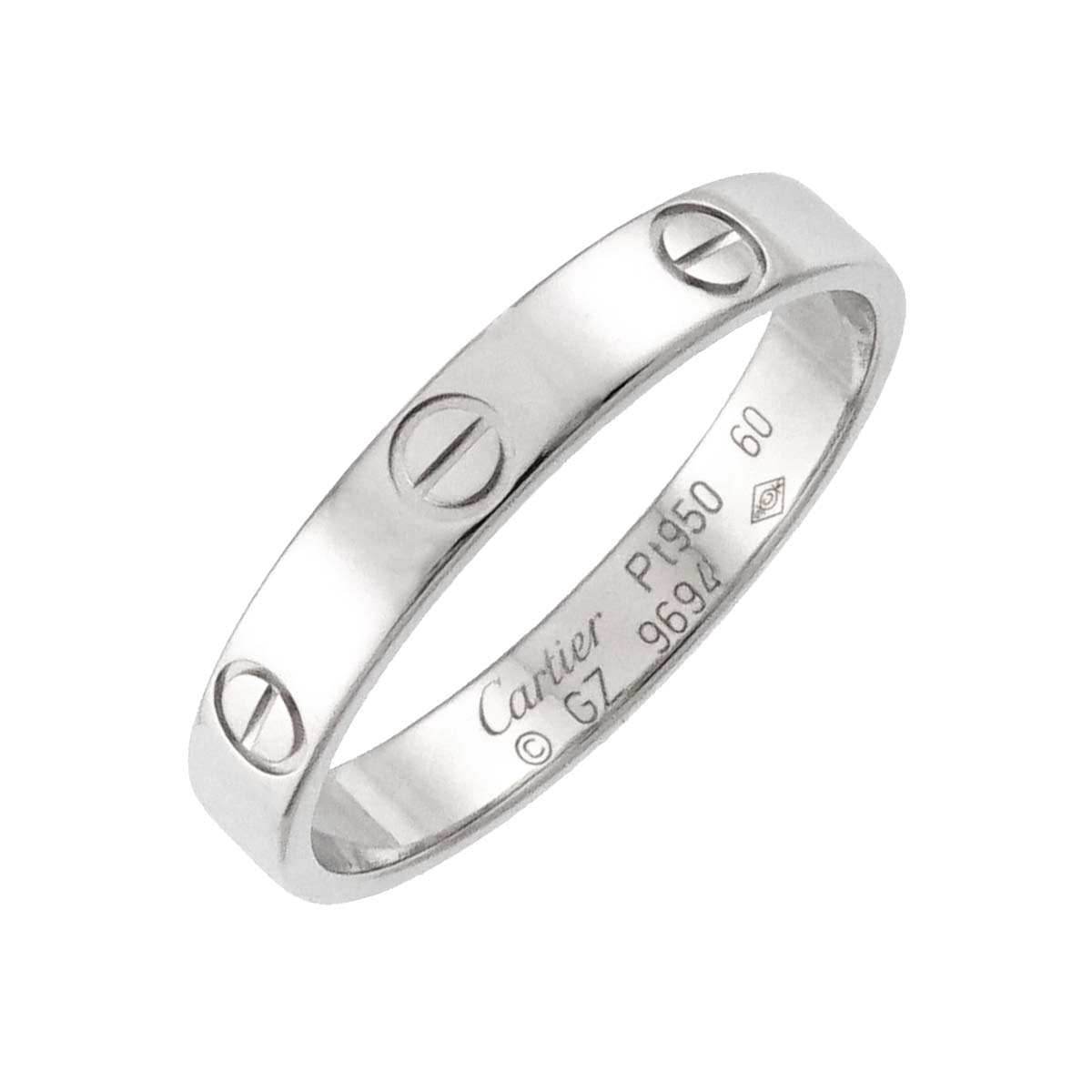 Mini Love Ring Platinum size60 9(US)