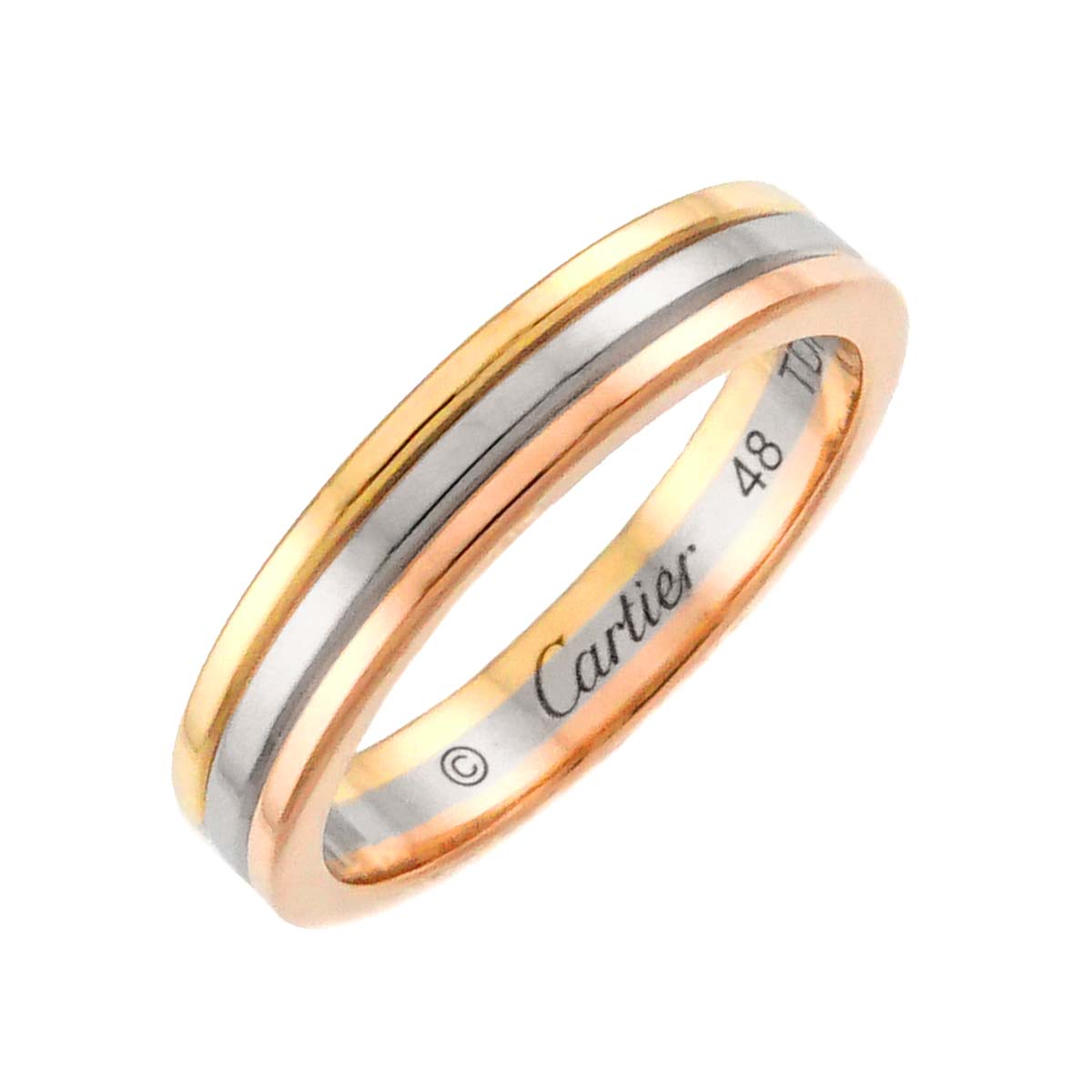 Vendome Ring 18K YG WG PG 750 size48 4.5(US)