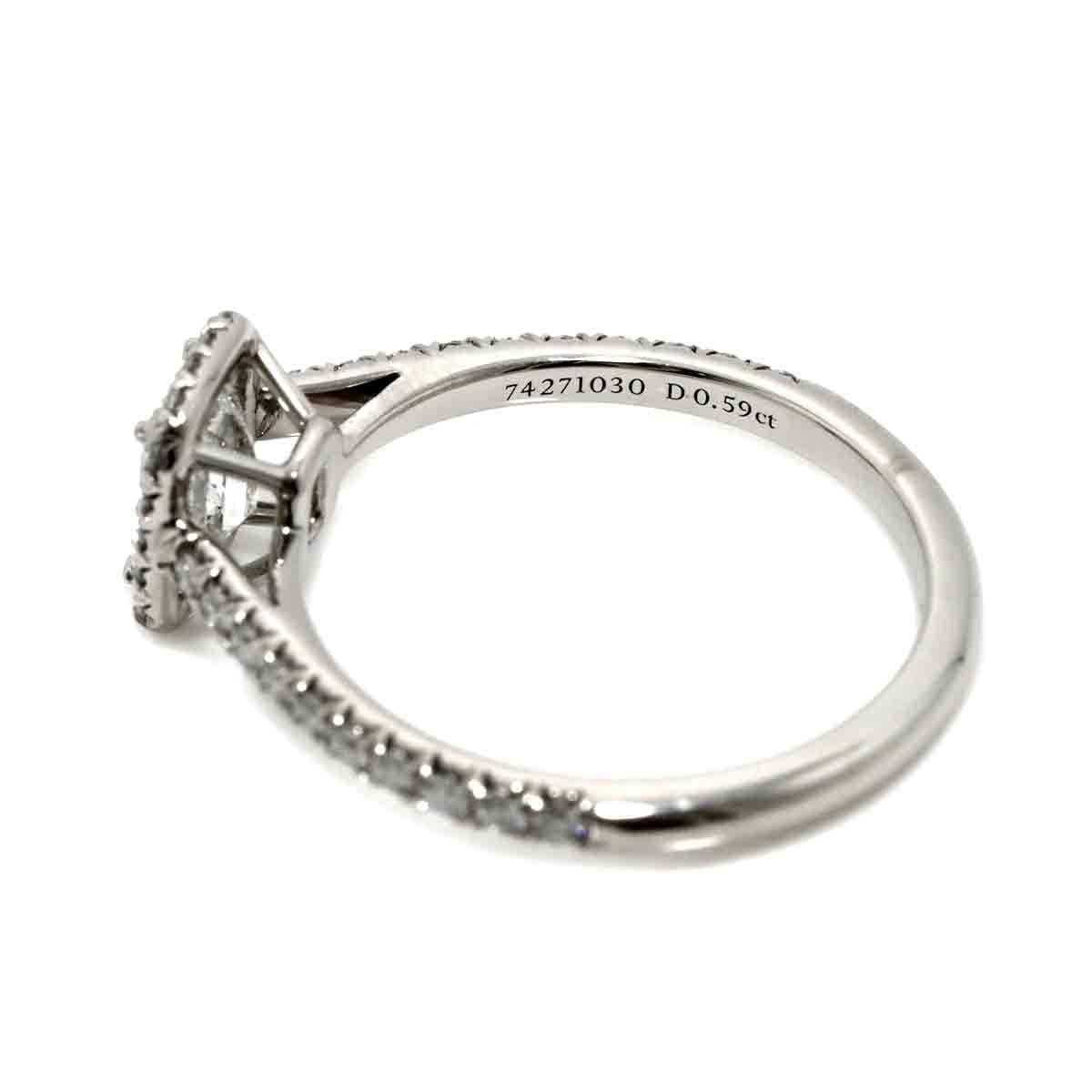 Diamond 0.59ct G/VS1 Ring Platinum Size4.75-5(US)