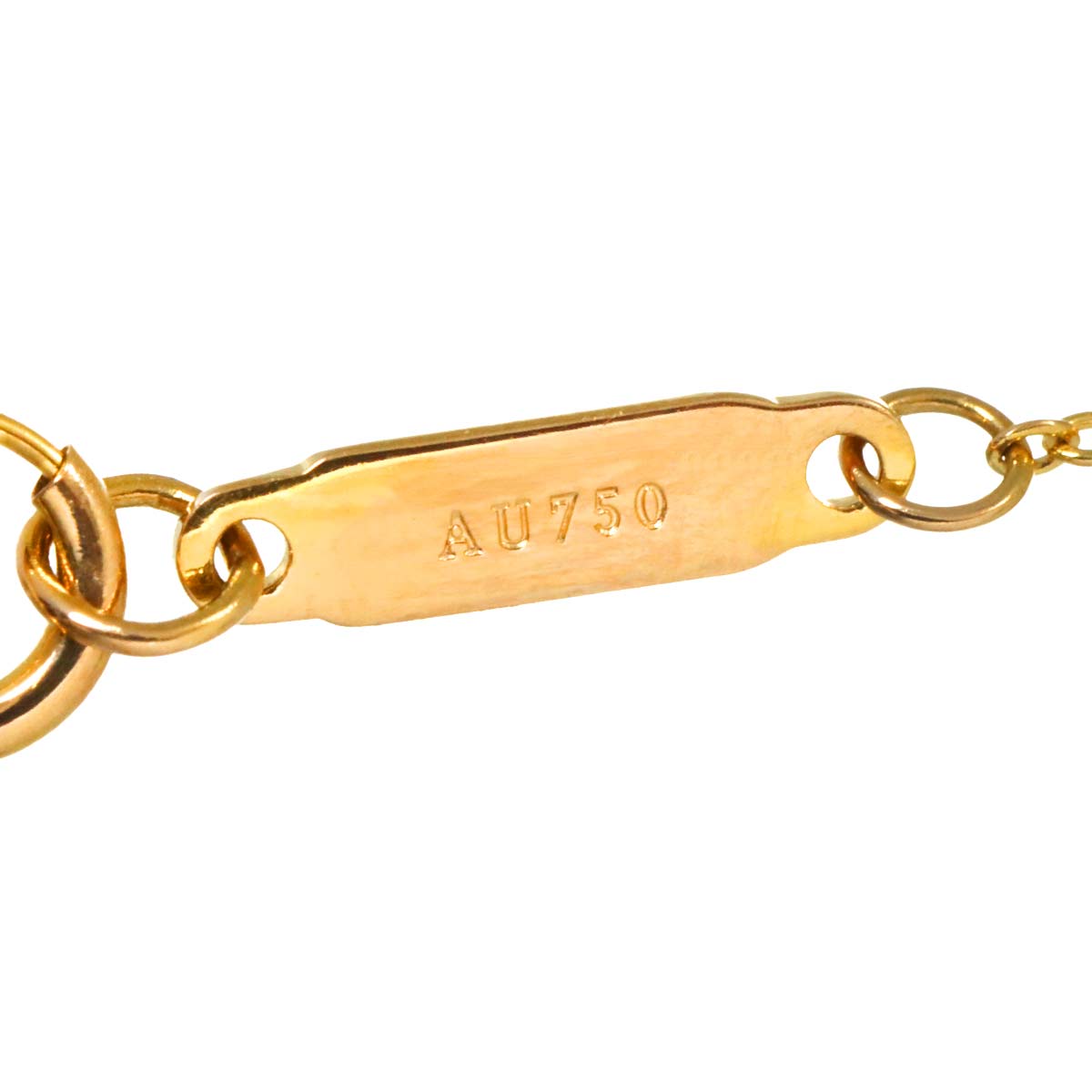 T Smile Diamond SM Necklace 18K Pink Gold 750