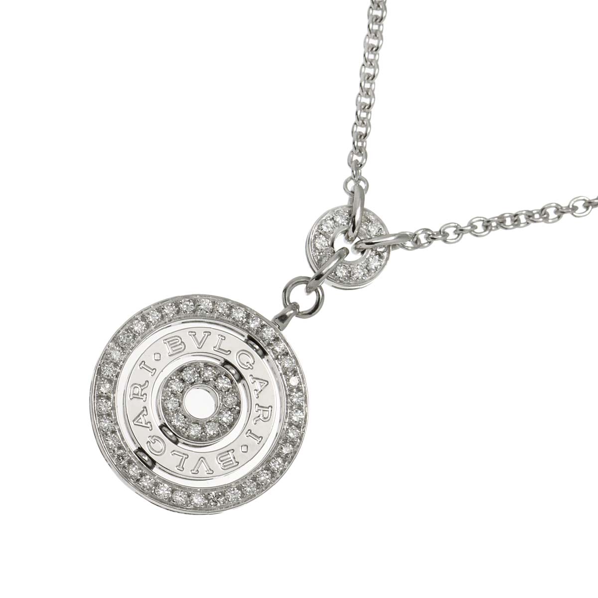 Astrale Cerchi Diamond Necklace 18K White Gold 750