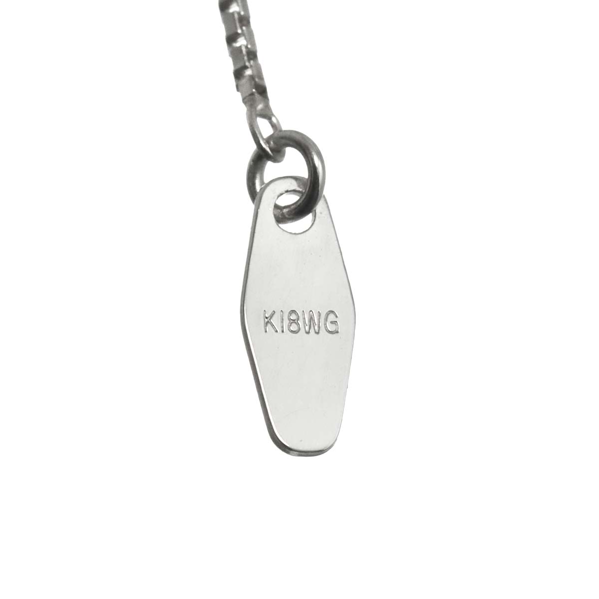 Diamond 0.18ct/0.09ct Necklace 18K WG YG 750