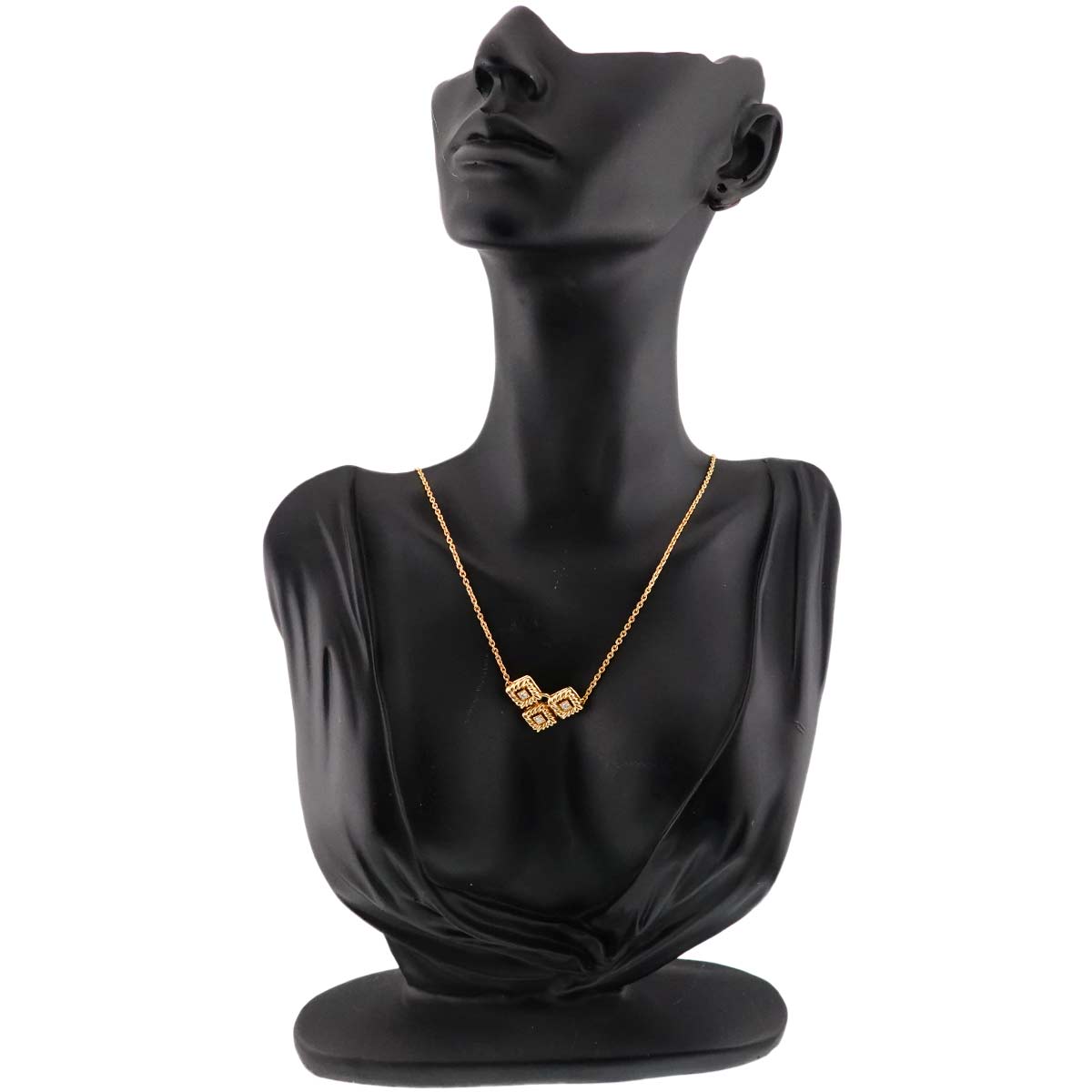 Diamond Necklace 18K Yellow Gold 750