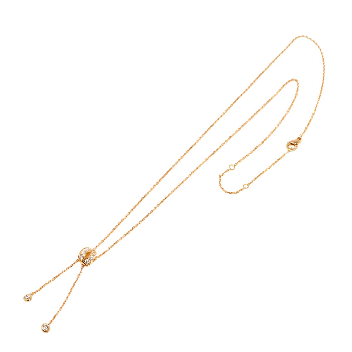 CHAUMET BEE MY LOVE Diamond Necklace SM 18K Pink Gold 750