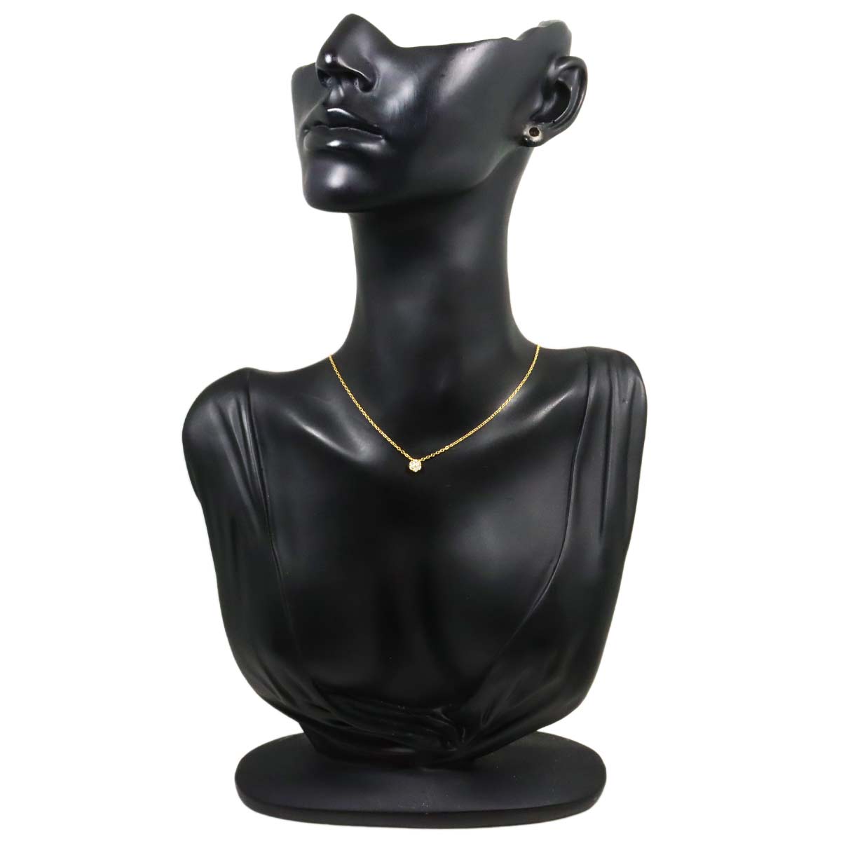 Diamond 0.10ct Necklace 18K YG 750