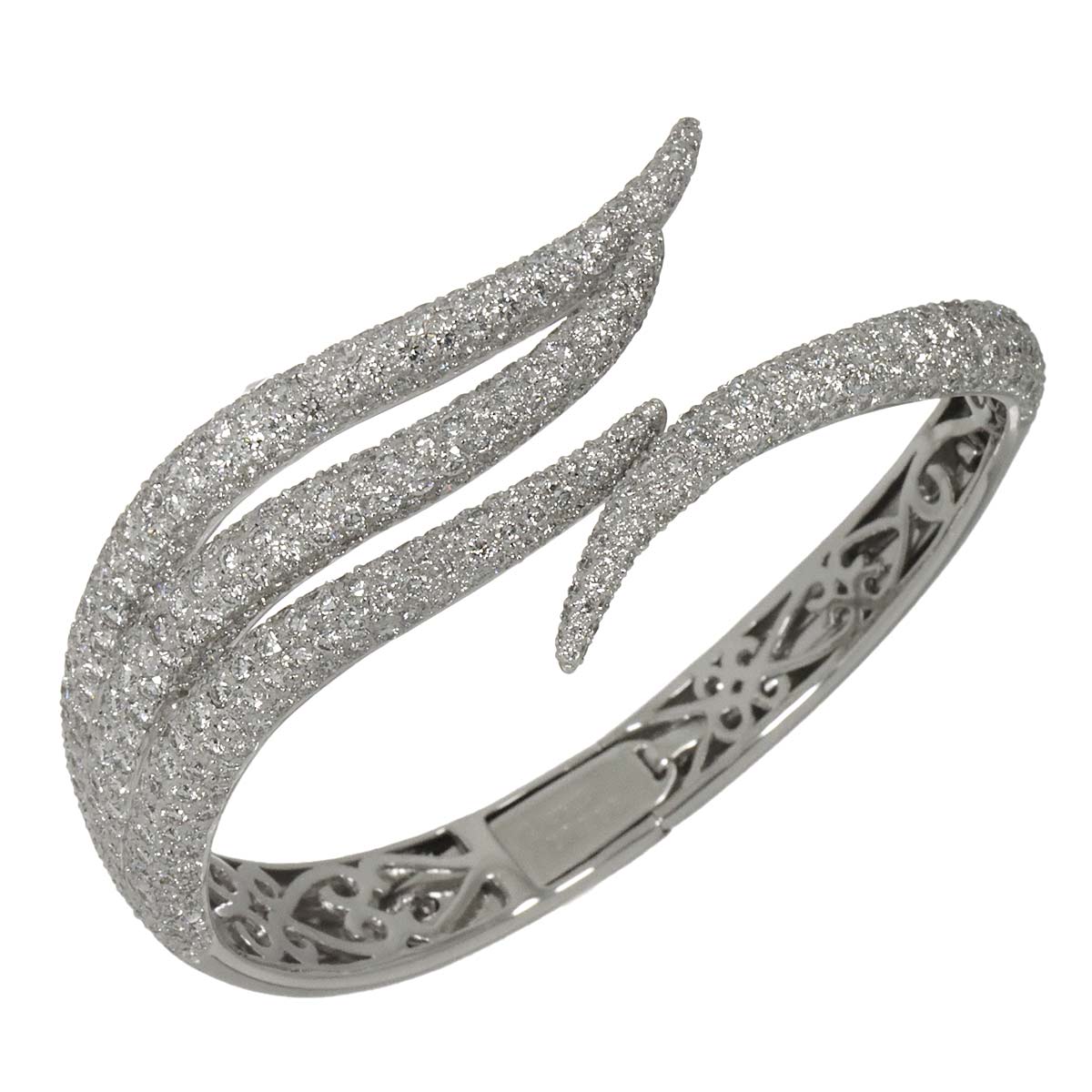 Diamond 12.56ct Bracelet 18K White Gold 750