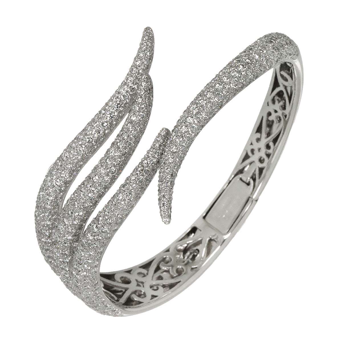 Diamond 12.56ct Bracelet 18K White Gold 750