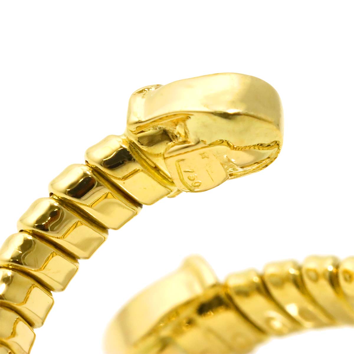 Diamond 0.06ct Ring 18K YG Yellow Gold 750 6(US)