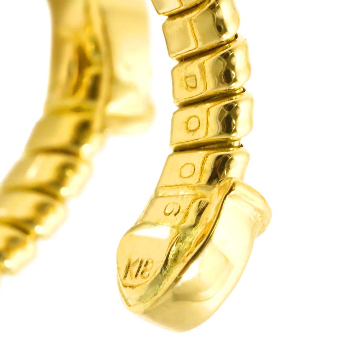 Diamond 0.06ct Ring 18K YG Yellow Gold 750 6(US)