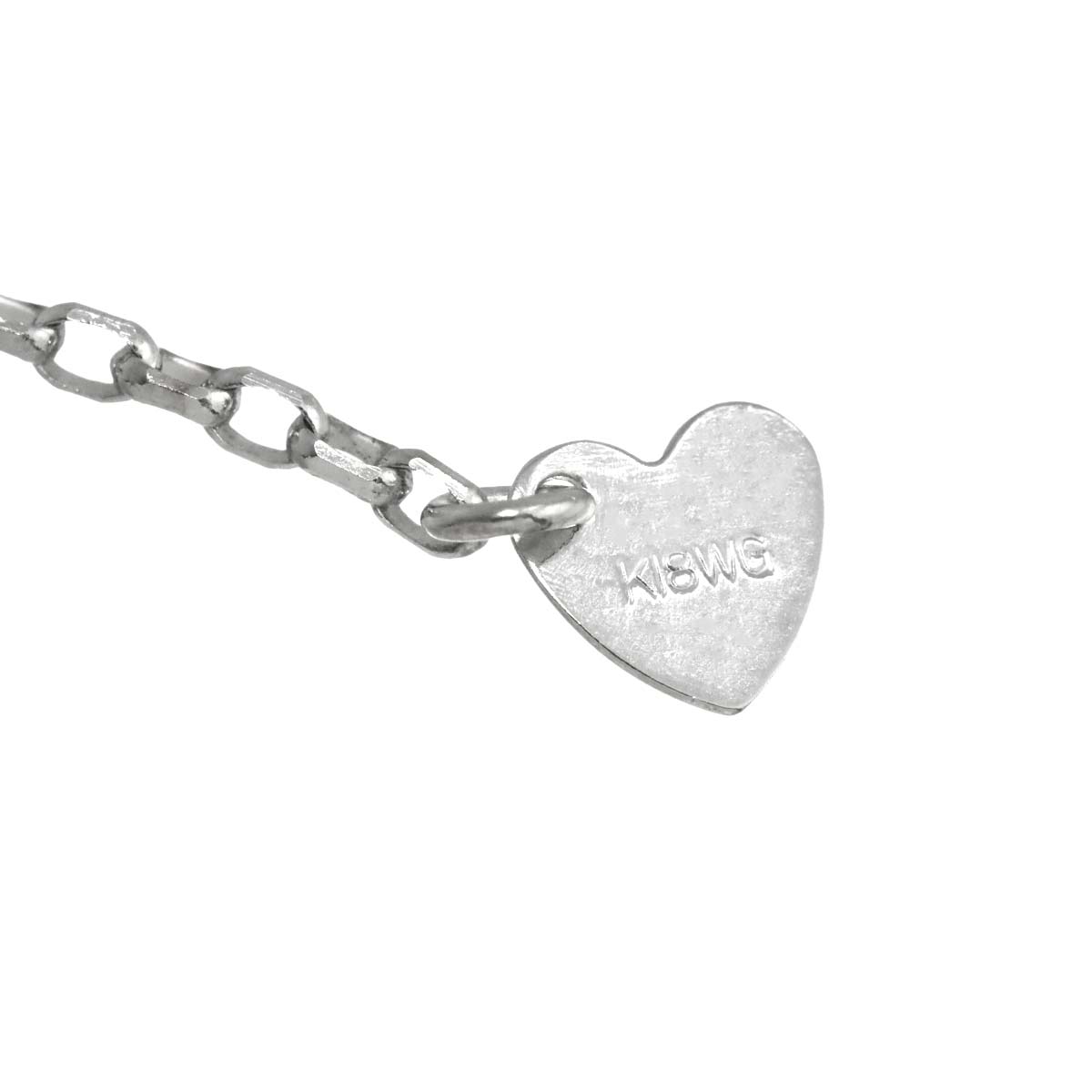 Diamond 1.45ct Necklace 18K WG White Gold 750