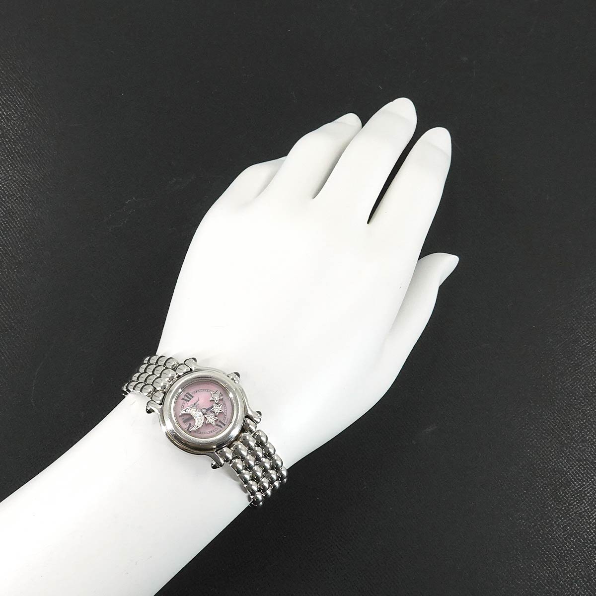 Happy Sport 27/8250-23 4P Diamond Pink Shell Dial Watch
