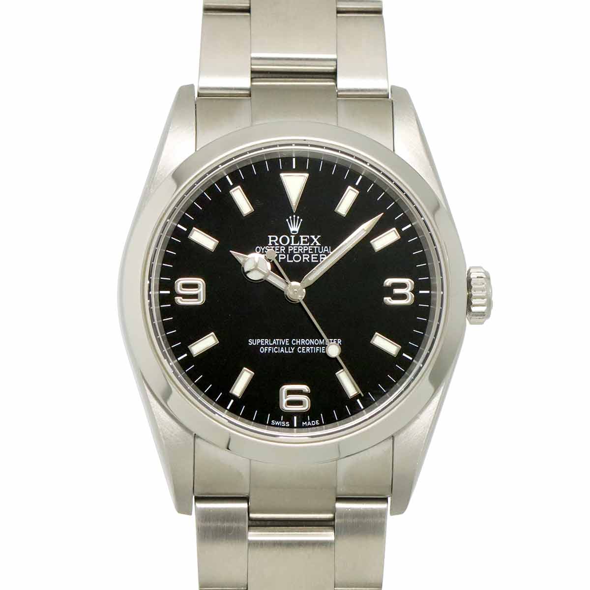 Explorer 1 114270 Serial Z Automatic Black Dial Mens Watch