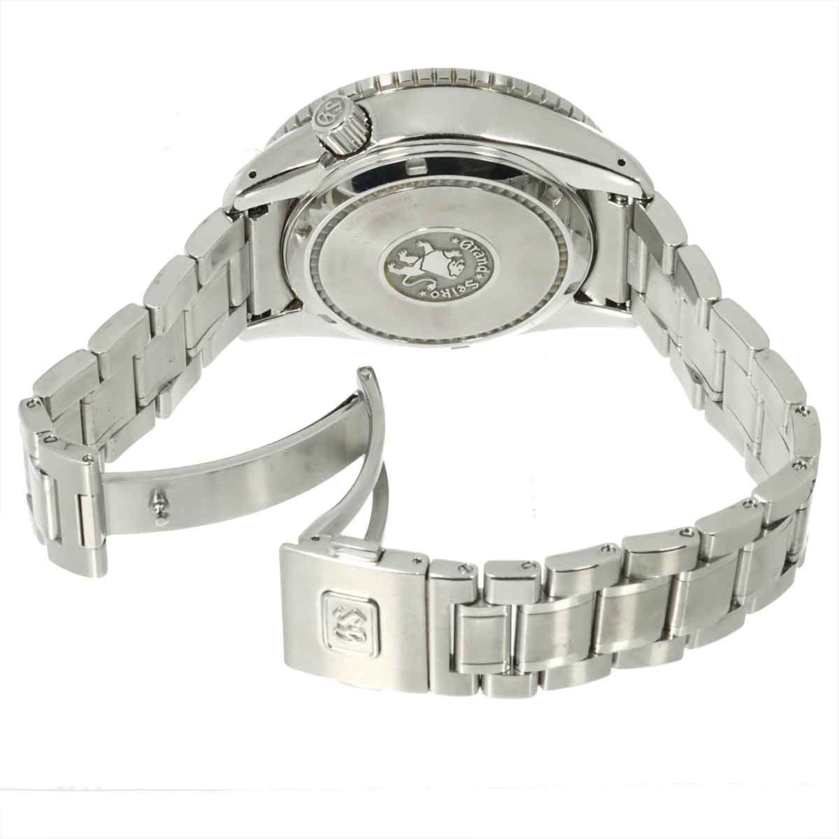 Spring drive SBGE201 Date GMT Black Dial Mens Watch