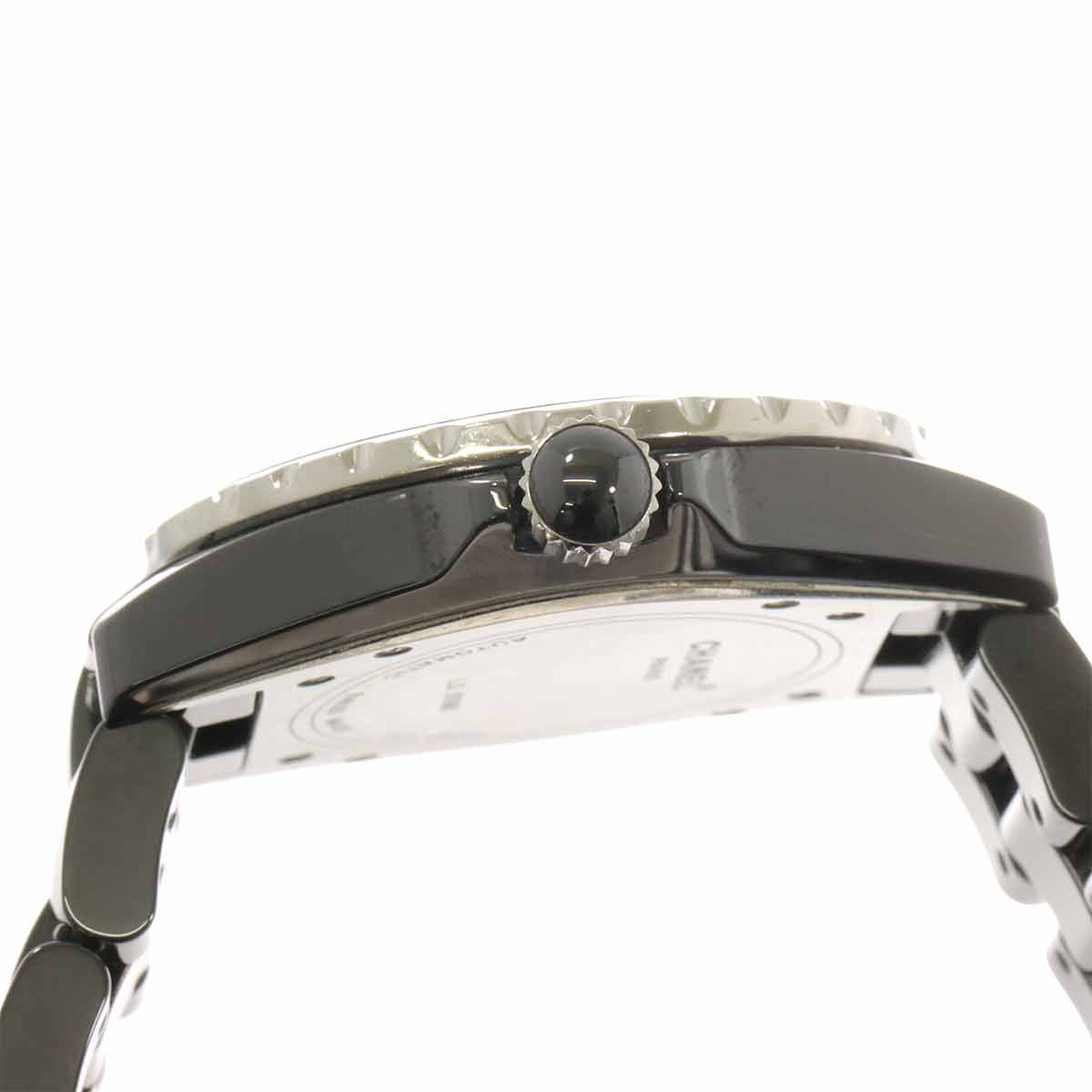 J12 H1626 38mm 12P Diamond Automatic Black Dial Mens Watch