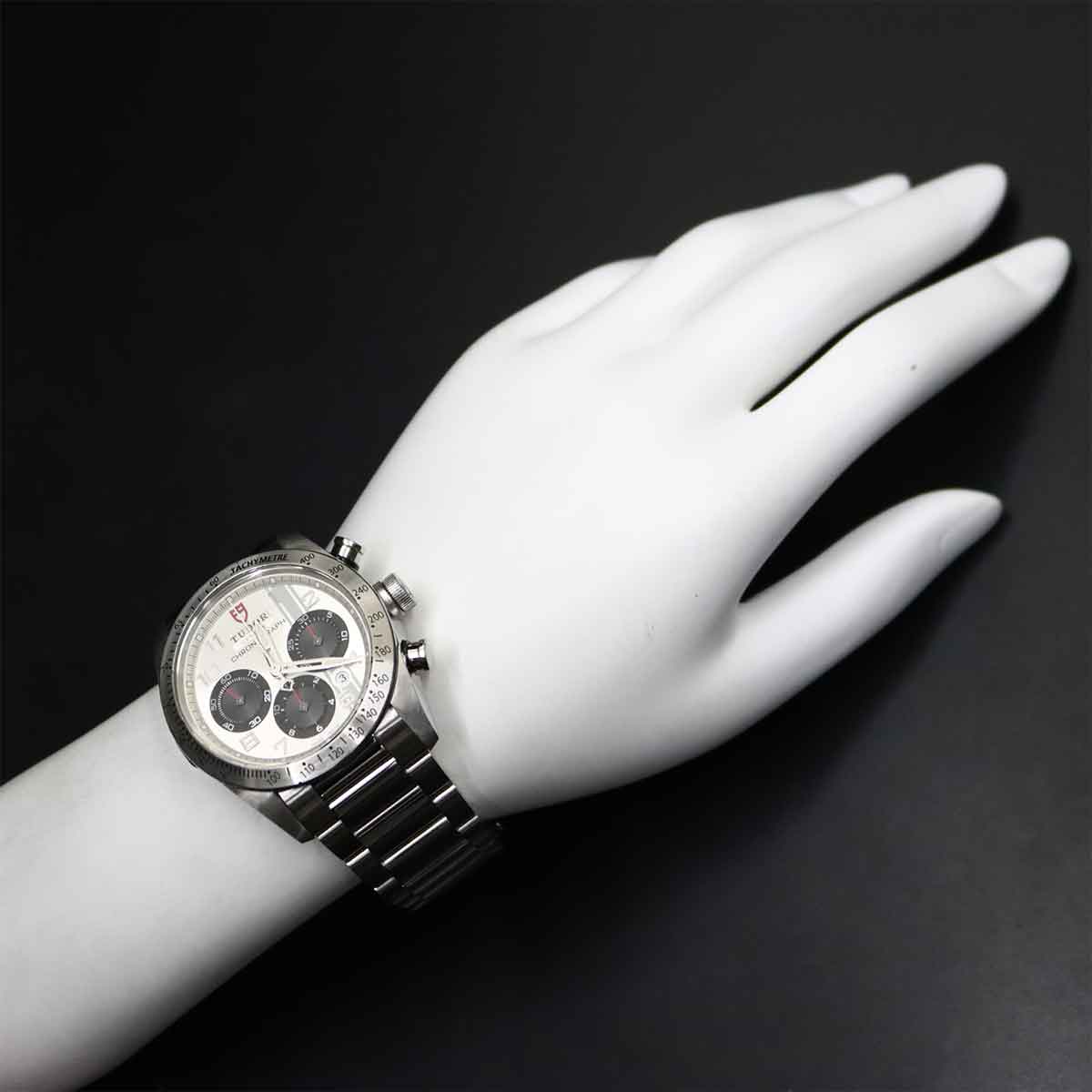 Fastrider 42000 Chronograph Date Silver Dial Mens Watch