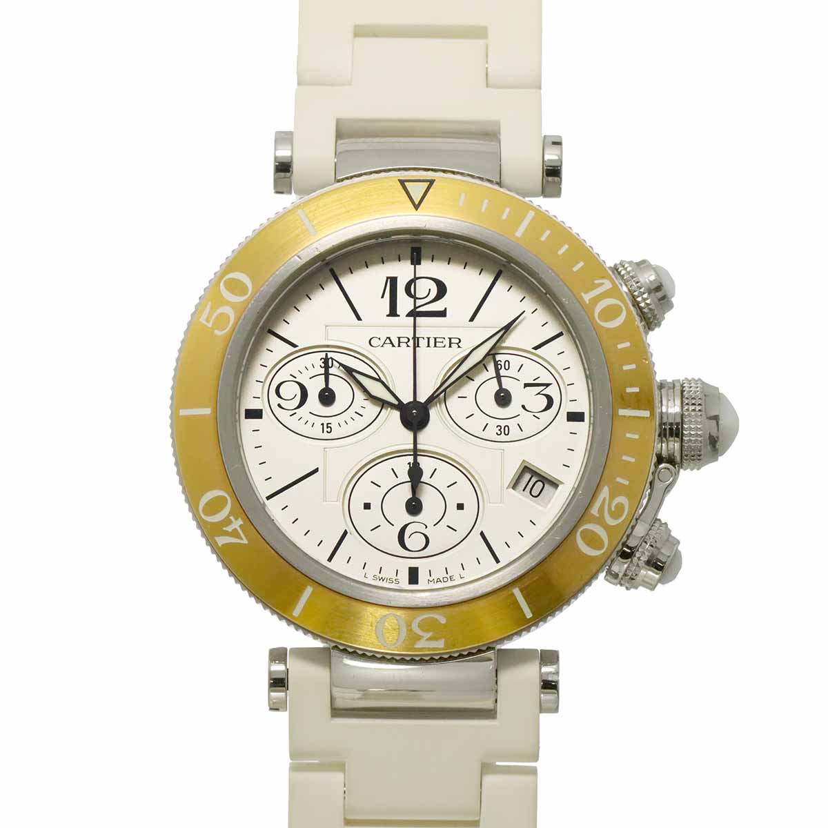 Pasha Seatimer Chronograph W3140004 PG Automatic Silver Boys