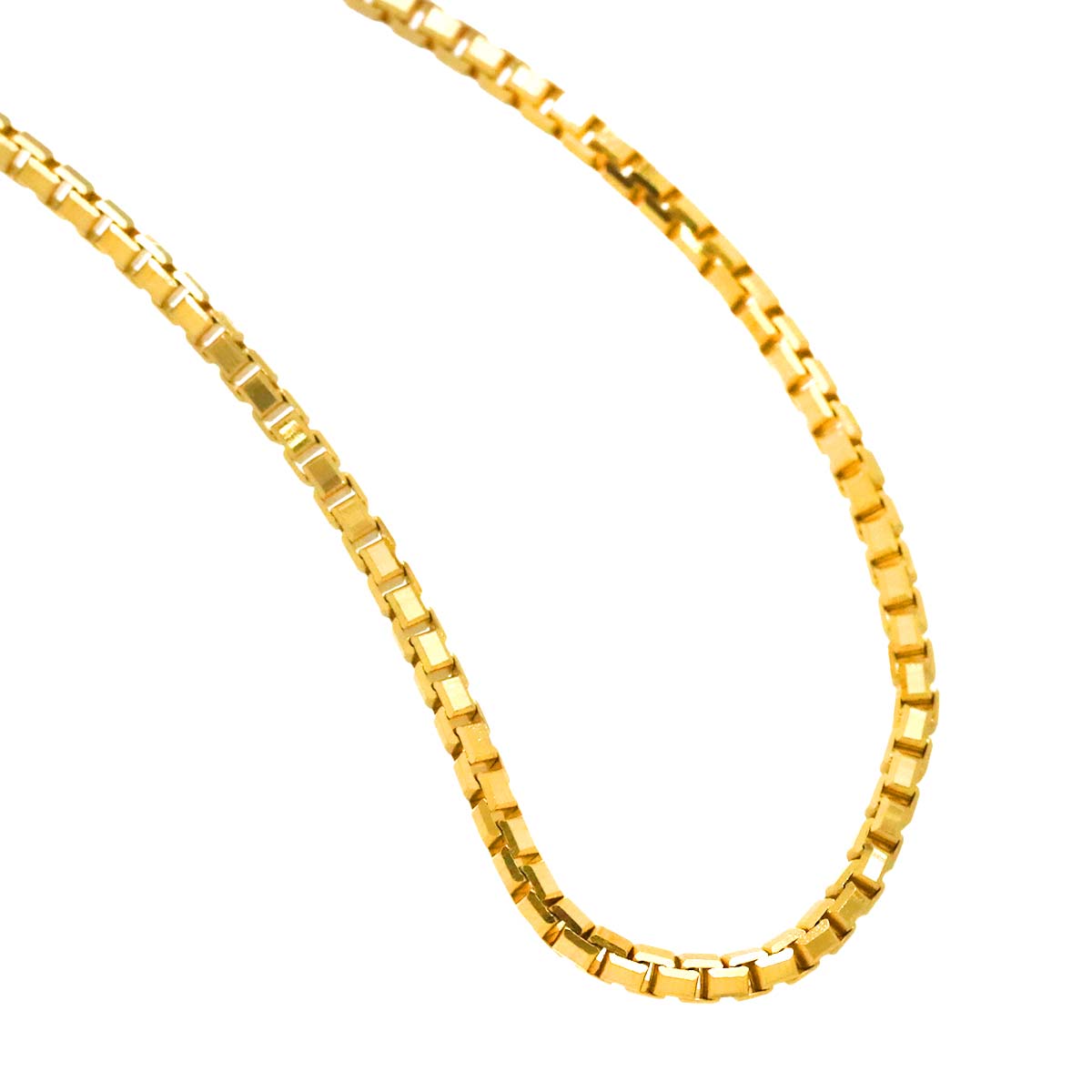 Venetian Necklace 18K K18 YG Yellow Gold 750