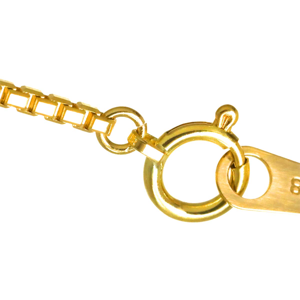 Venetian Necklace 18K K18 YG Yellow Gold 750