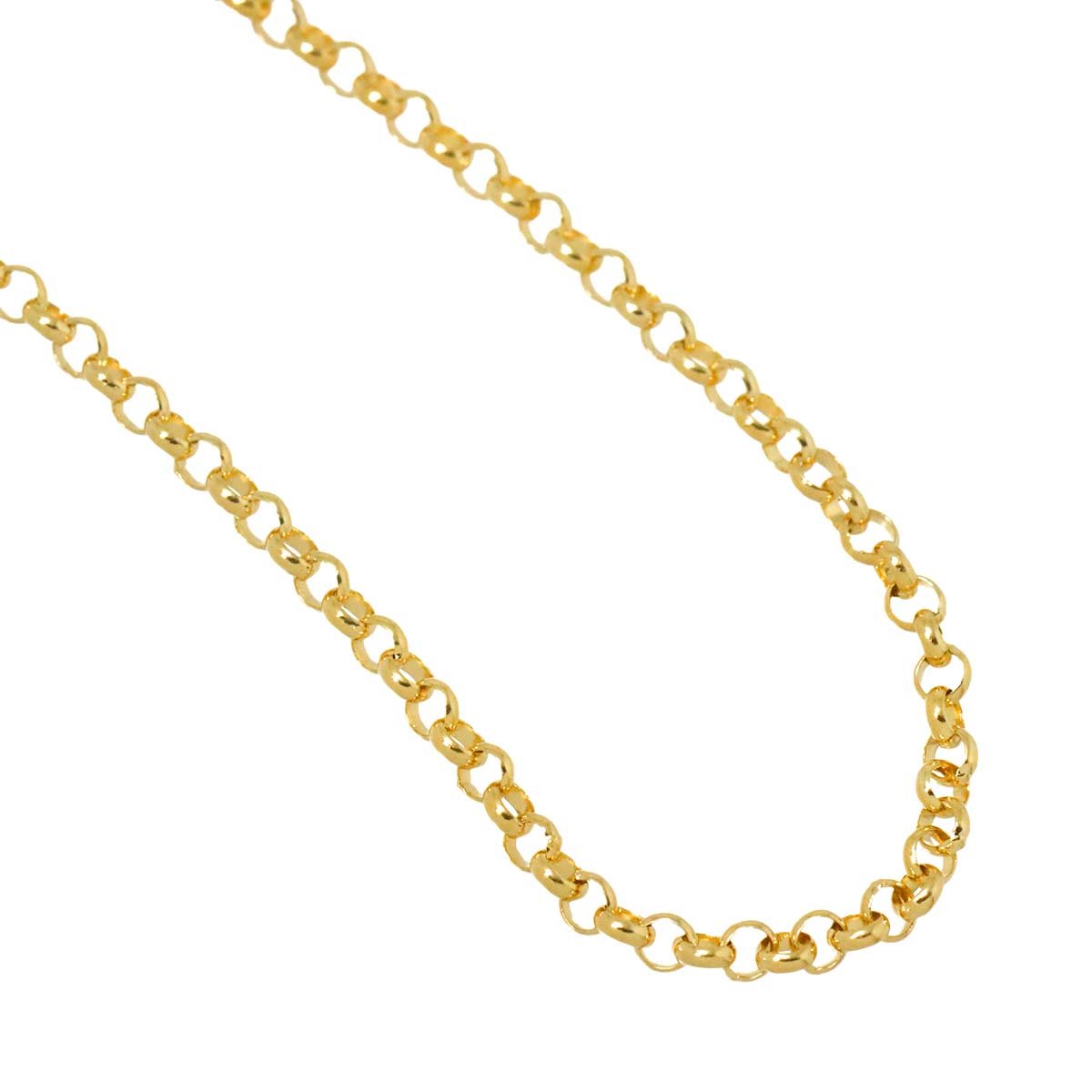 Chain Necklace 18K K18 YG Yellow Gold 750