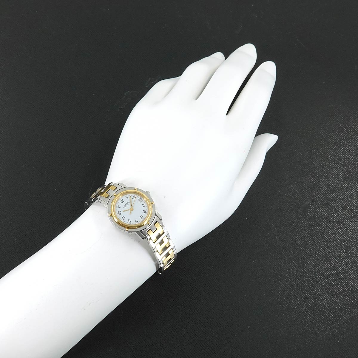 Clipper CL4 220 Quartz Date White Dial Ladies Watch