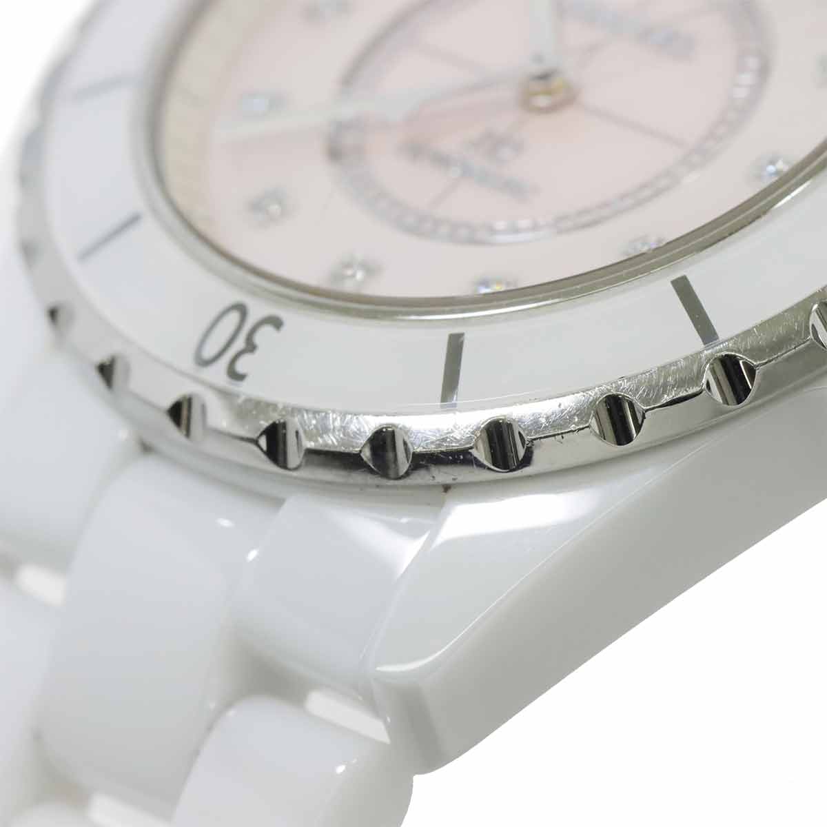 J12 38mm H5514 1200 Limited 12P Diamond Pink Shell Dial Mens