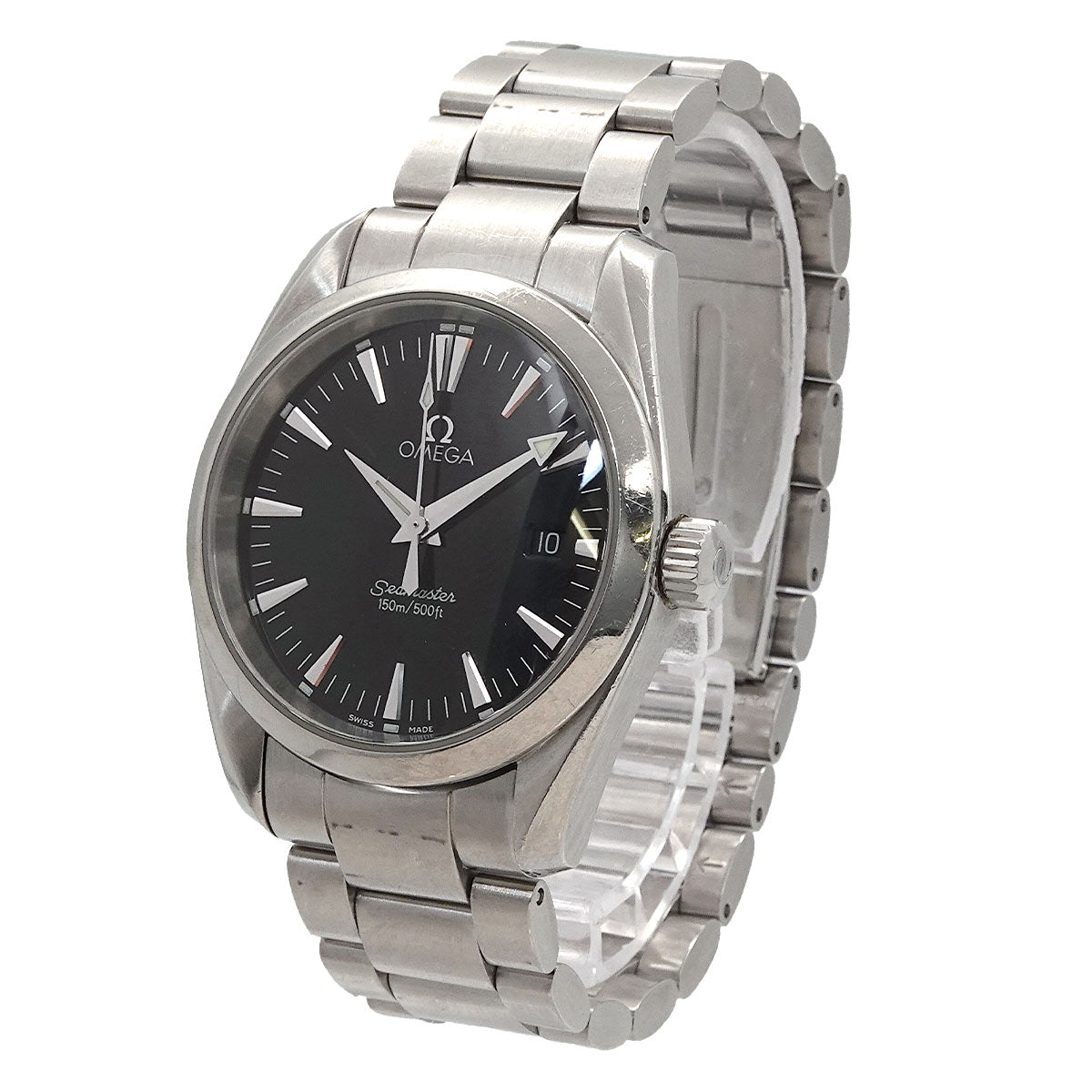 Seamaster Aqua Terra 2518.50 Quartz Black Dial Mens Watch