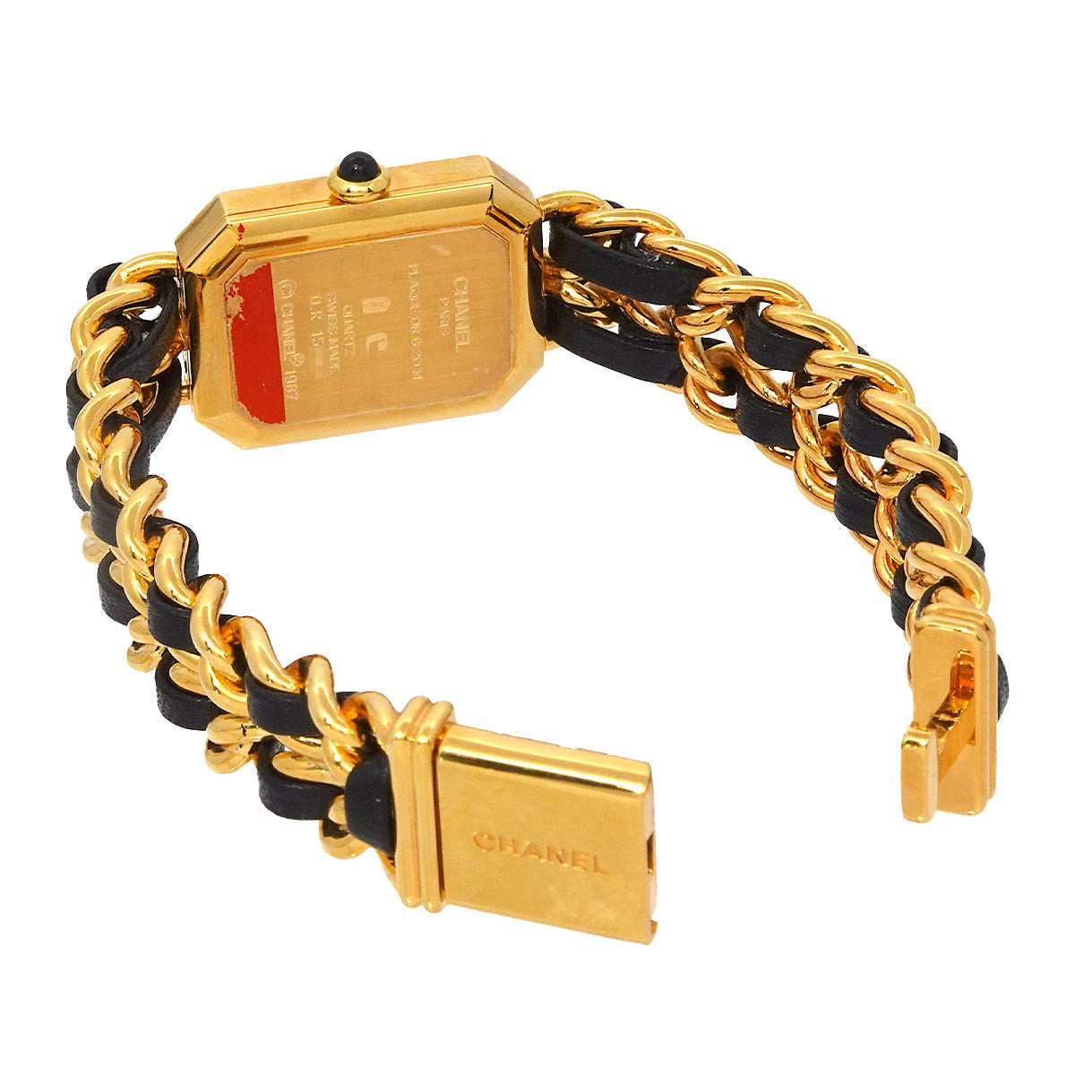 Premiere Size M H0001 Vintage Quartz Black Dial Ladies Watch