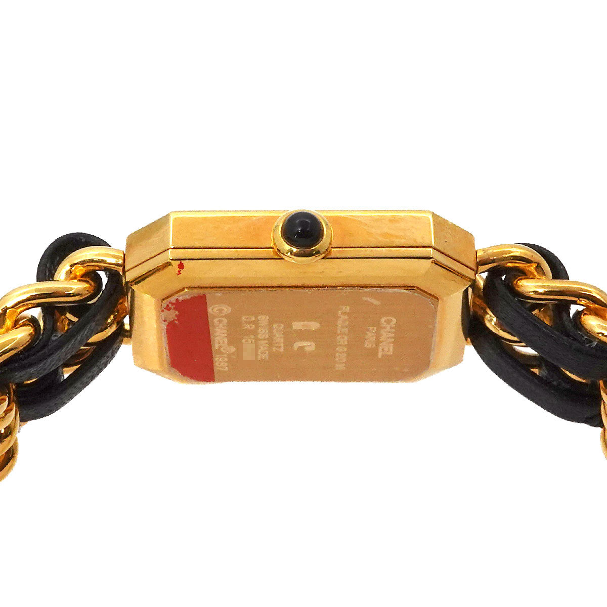 Premiere Size M H0001 Vintage Quartz Black Dial Ladies Watch