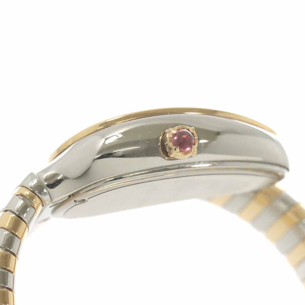 Serpenti Tubogas SP35SPG 103708 Quartz K18PG Quartz Silver Dial