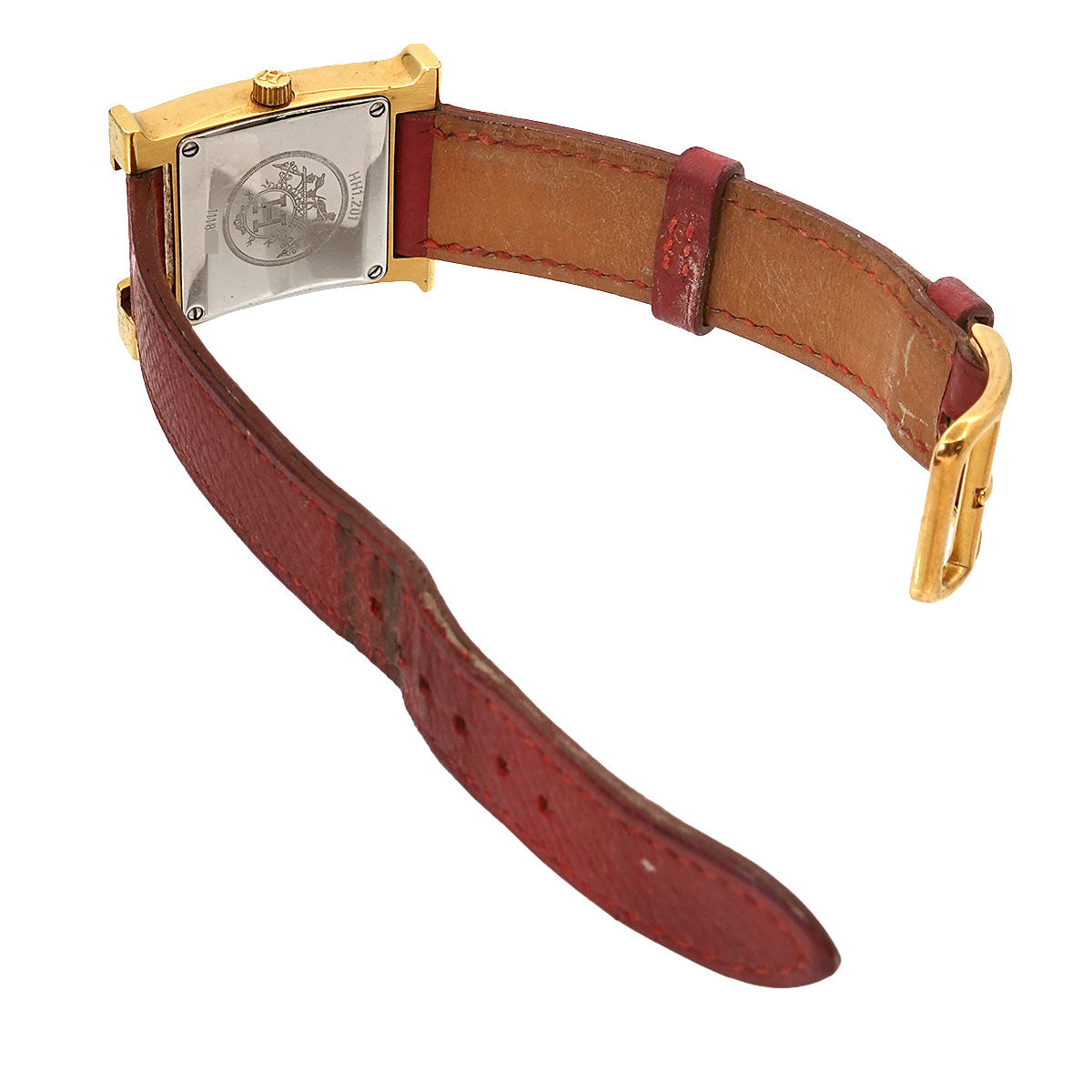 H Watch HH1 201 Quartz Red Dial Ladies Watch